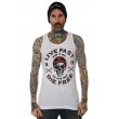 Dragstrip Clothing LIve Fast Die Free White Wife Beater